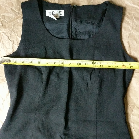 Atrium Collection Sleeveless Black Dress Size 8 - Picture 8 of 11